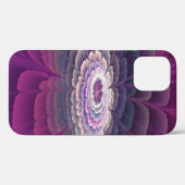 Strikende bloem Kleurrijke abstracte fractale kuns Case-Mate iPhone Case (Achterkant (horizontaal))