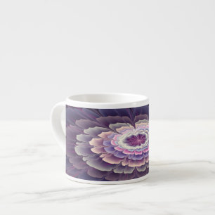 Strikende bloem Kleurrijke abstracte fractale kuns Espresso Kop