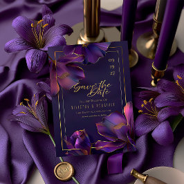 Strikende Elegante Lichtgevende Violetten Bewaar d