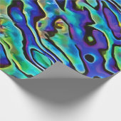 Strikende iriserende zee schelp Abalone Cadeaupapier (Hoek)