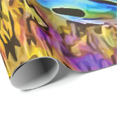 Strikende iriserende zee schelp Abalone Cadeaupapier (Rol Hoek)