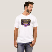 Strikende Paarse LERAAR MODUS GEACTIVEERD Kunst T-shirt (Voorkant volledig)