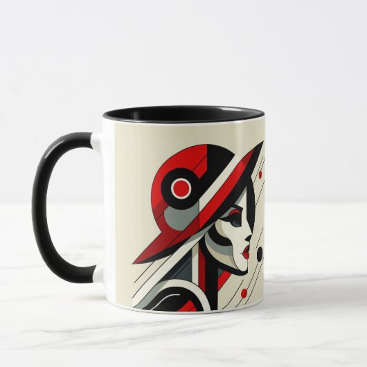 Strikende visuele kunst #1 mok (Links)