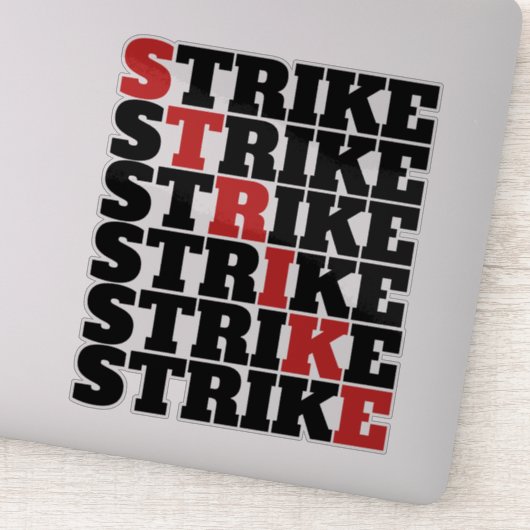 STRIKER! STICKER (Detail)