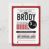 Strikes en Staches-uitnodiging Kaart (Voorkant)