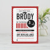 Strikes en Staches-uitnodiging Kaart (Staand voorkant)