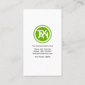 Striking Arrow Taxi Travel Routes Ride Share Visitekaartje (Achterkant)