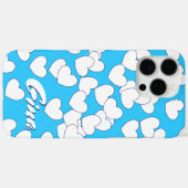 Striking Blauw, Aangepaste Naamsjabloon, Lieve Har Case-Mate iPhone Case (Achterkant (horizontaal))