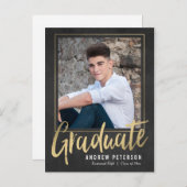 Striking Confidence Afstuderen Briefkaart (Voorkant / Achterkant)