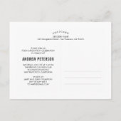 Striking Confidence Afstuderen Briefkaart (Achterkant)