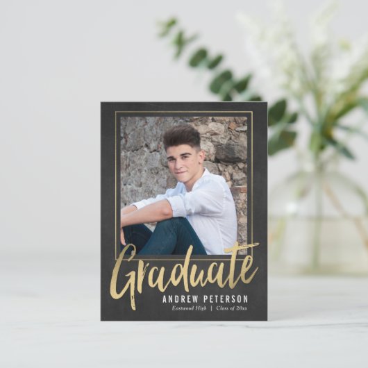 Striking Confidence Afstuderen Briefkaart (Staand voorkant)