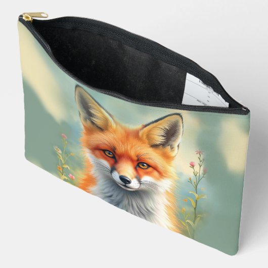 Striking Eyes of a Cunning Red Fox   Etui (Open)