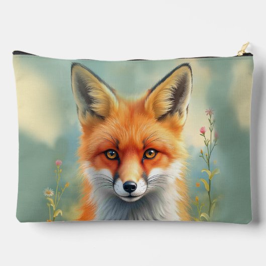 Striking Eyes of a Cunning Red Fox   Etui (Achterkant)