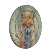 Striking Eyes of a Cunning Red Fox Regulation Dartbord (Voorkant Links)