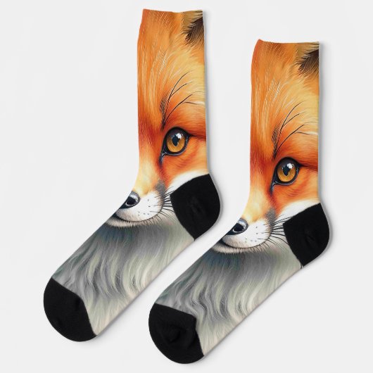 Striking Eyes of a Cunning Red Fox   Sokken (Links)