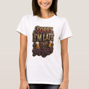 Striking Goud I WAS PRE GAMING Shirt Ontwerp
