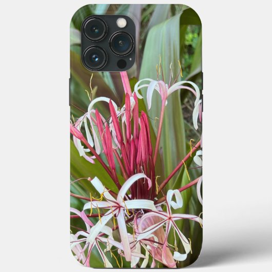 Striking iPhone Case with Spider Lily (Achterkant)