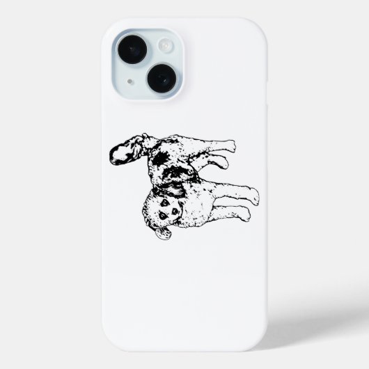 Striking Lines Bewaak Feestelijke Vakantie Telefoo Case-Mate iPhone Case (Achterkant)