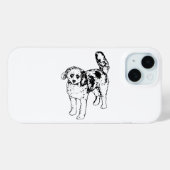 Striking Lines Bewaak Feestelijke Vakantie Telefoo Case-Mate iPhone Case (Achterkant (horizontaal))