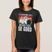 Striking Out Never Felt So Good Backprint Bowling T-shirt (Voorkant)