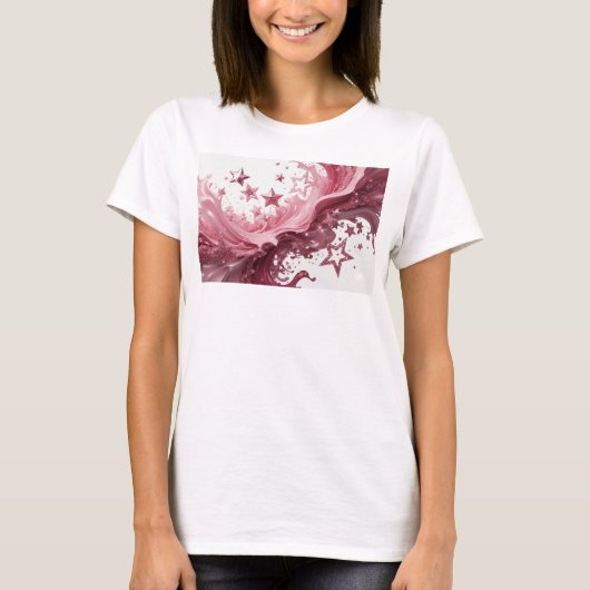 Striking Red STERREN IN DE LUCHT Custom T-shirt (Voorkant)