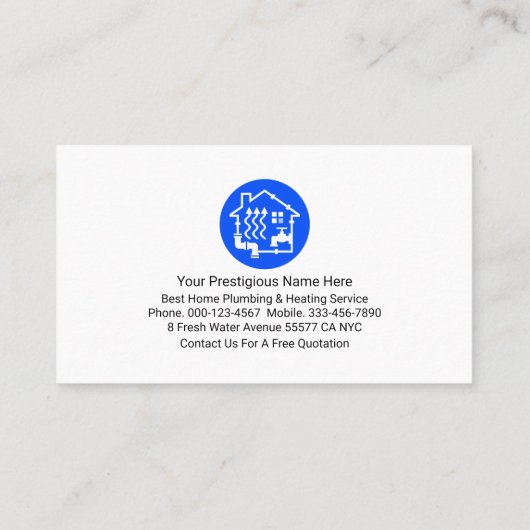 Striking Retro Silver Pipe Border Visitekaartje (Achterkant)