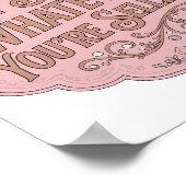 Striking Roze KOOP NIET WAT JE OOK VERKOOPT Poster (Hoek)
