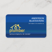 Striking Waters Gold Plumber Home Visitekaartje (Voorkant)