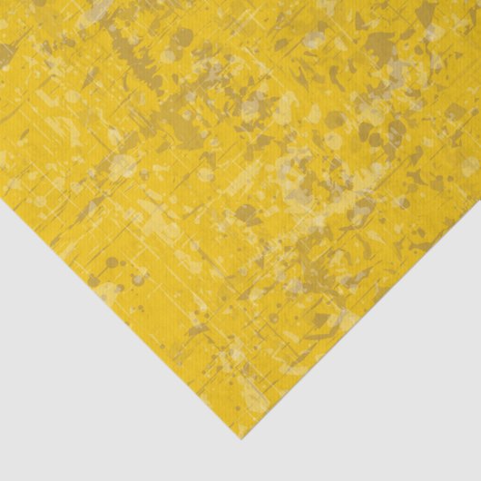 Striking Yellow Abstract Painter Art Lover Tissuepapier (Detail)