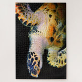 Striking Zeeschildpad Close-up Legpuzzel (Verticaal)