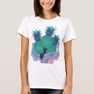 Striking Zilver ABSTRACTE KUNST Artistiek Motief T-shirt
