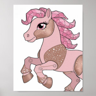 Striking Zilver MY LITTLE PONY Modern Ontwerp Poster