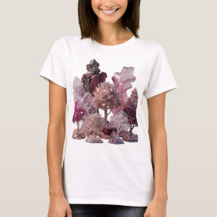 Striking Zilver ONOPSPOORBAAR Grafisch Ontwerp T-shirt