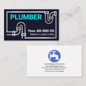 Strikingretro Silver Pipe Border Visitekaartje (Voorkant / Achterkant)