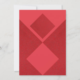 Strikke Geometrische Tomaat Rood Plat Kaart – Aanp