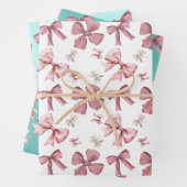  strikken inpakpapier Flat Sheet Set van 3 Vel (In situ)