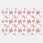  strikken inpakpapier Flat Sheet Set van 3 Vel (Voorkant)