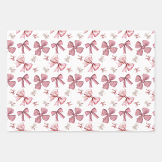  strikken inpakpapier Flat Sheet Set van 3 Vel