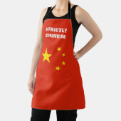 Strikt Chinees eten op All-Over Print Apron Schort (Insitu)