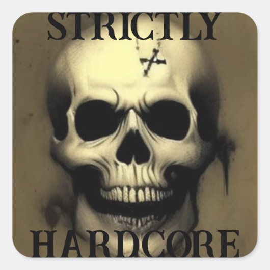 Strikt hardcore stickers (Voorkant)