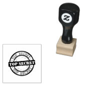 Strikt in vertrouwen rubberstempel (Gestempeld)