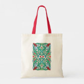 Strikt ontwerp van Ierse Keltische Knot Dragon-hoo Tote Bag (Achterkant)