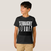 STRIKT OUTTA "JOUW TEKST" AANGEPAST T-SHIRT (Voorkant volledig)