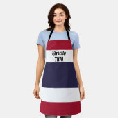 Strikt Thaise afdrukSchort Schort (Gedragen)