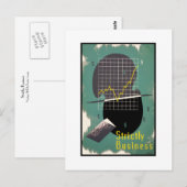 Strikt zakelijk briefkaart (Voorkant / Achterkant)