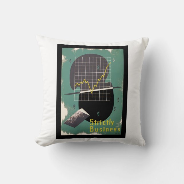 Strikt zakelijk kussen (Voorkant)