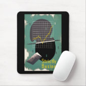 Strikt zakelijk muismat (Met muis)