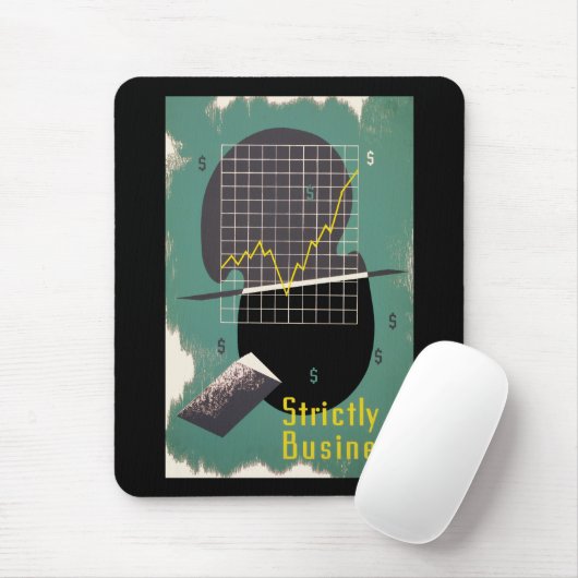 Strikt zakelijk muismat (Met muis)