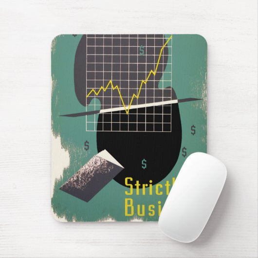 Strikt zakelijk muismat (Met muis)