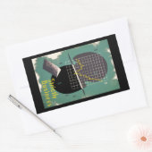 Strikt zakelijk rechthoekige sticker (Envelop)